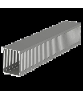 GOULOTTE DE CABLAGE GRIS RAL70 30 100X80 U23X