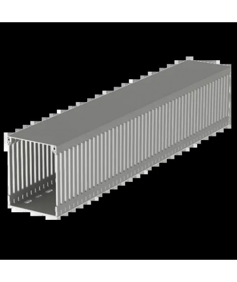 GOULOTTE DE CABLAGE GRIS RAL70 30 100X80 U23X
