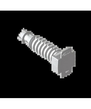 EMBASES A FRAPPER D8 POUR TUBE IRL GRIS RAL7035 U64X