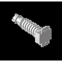EMBASES A FRAPPER D8 POUR TUBE IRL GRIS RAL7035 U64X