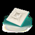 EMBASES ADHESIVES NATUREL 30X3 0 U60X