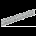 SOCLE CONTI GOUL CLIM PR COUV L75 GRI RAL7035 2M 16X71 U23X