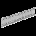 SOCLE CONTI GOUL CLIM PR COUV L100 GRI RAL7035 2M 16X96 U23X