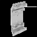 SOCLE PONCT GOUL CLIM PR COUV L100 GRI RAL7035 47X16X96 U23X