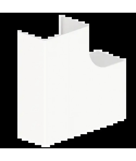 ANGLE PLAT DE GOULOTTE CLIM  B LC RAL9010 60X100 U24X