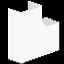 ANGLE PLAT DE GOULOTTE CLIM  B LC RAL9010 60X100 U24X