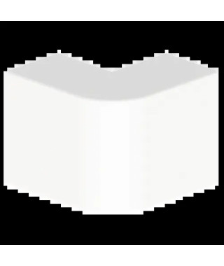 ANGLE EXTERIEUR DE GOULOTTE CL IM  BLC RAL9010 45X75 U24X