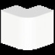 ANGLE EXTERIEUR DE GOULOTTE CL IM  BLC RAL9010 60X100 U24X