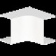 ANGLE INTERIEUR DE GOULOTTE CL IM  BLC RAL9010 60X100 U24X