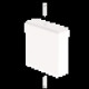 EMBOUT DE FERMETURE DE GOULOTTE POUR TUYAU BLANC RAL9010 35X35 U24X