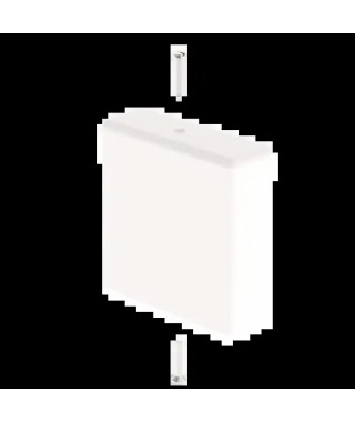 EMBOUT DE FERMETURE DE GOULOTTE POUR TUYAU BLANC RAL9010 35X35 U24X
