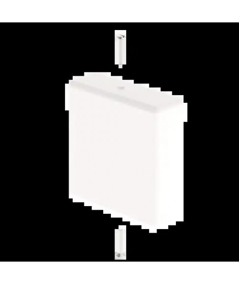 EMBOUT DE FERMETURE DE GOULOTTE POUR TUYAU BLANC RAL9010 35X35 U24X