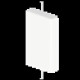 EMBOUT DE FERMETURE DE GOULOTT E CLIM  BLC RAL9010 45X75 U24X