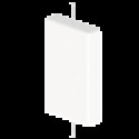 EMBOUT DE FERMETURE DE GOULOTT E CLIM  BLC RAL9010 45X75 U24X