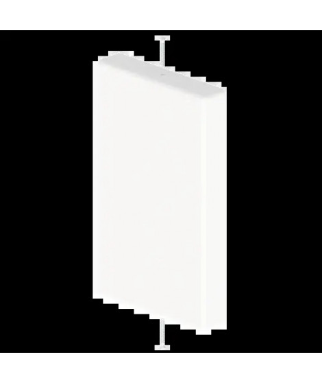 EMBOUT DE FERMETURE DE GOUL CL IM  BLC RAL9010 60X100 U24X