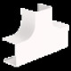 DERIVATION T BLANC RAL 9010 60 X75 U24X