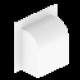 PASSAGE DE MUR 90 BLANC RAL901 0 60X100 U24X