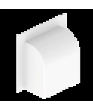 PASSAGE DE MUR 90 BLANC RAL901 0 60X100 U24X