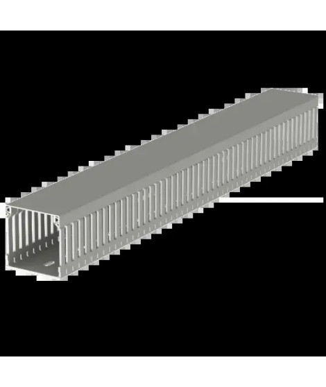 GOULOTTE DE CABLAGE GRIS RAL70 30 60X60 U23X