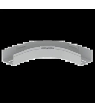 COUDE PLAT 90 GRIS RAL7035 60X 75 U23X