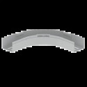 COUDE PLAT 90 GRIS RAL7035 60X 75 U23X