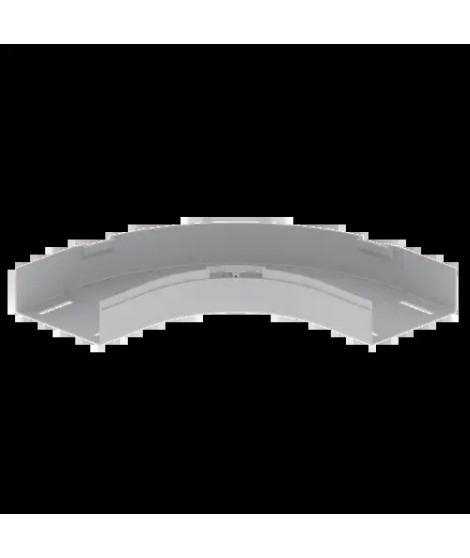 COUDE PLAT 90 GRIS RAL7035 60X 150 U23X