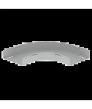COUDE PLAT 90 GRIS RAL7035 60X 200 U23X