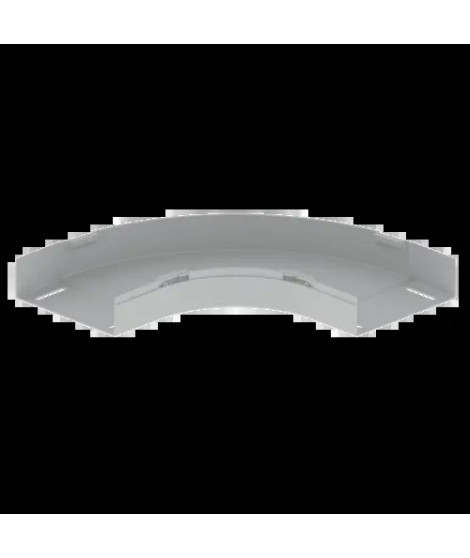COUDE PLAT 90 GRIS RAL7035 60X 200 U23X