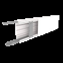 GOULOTTE (3M) 40X110 IK10 BLAN C RAL9010 U23X