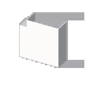 ANGLE PLAT BLANC RAL9010 40X60 U24X