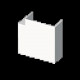 ANGLE PLAT BLANC RAL9010 40X90 U24X