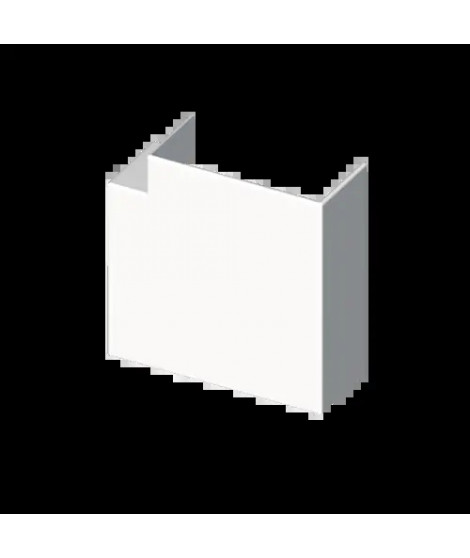 ANGLE PLAT BLANC RAL9010 40X90 U24X