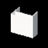 ANGLE PLAT BLANC RAL9010 40X90 U24X