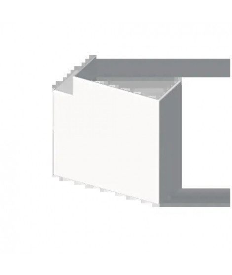 ANGLE PLAT BLANC RAL9010 60X11 0 U24X
