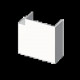 ANGLE PLAT BLANC RAL9010 60X19 0 U24X