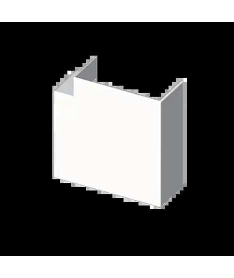 ANGLE PLAT BLANC RAL9010 60X19 0 U24X