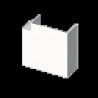ANGLE PLAT BLANC RAL9010 60X19 0 U24X