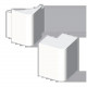 ANGLE EXTERIEUR BLANC RAL9010 40X90 U24X