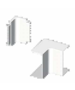 ANGLE INTERIEUR BLANC RAL9010 40X90 U24X