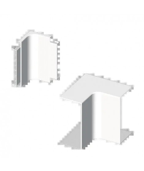 ANGLE INTERIEUR BLANC RAL9010 40X90 U24X