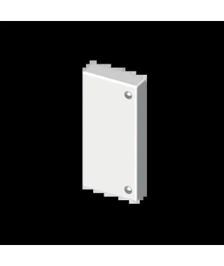 EMBOUT DE FERMETURE BLANC RAL9 010 40X90 U24X