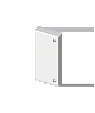 EMBOUT DE FERMETURE BLANC RAL9 010 60X230 U24X