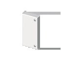 EMBOUT DE FERMETURE BLANC RAL9 010 60X230 U24X