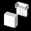 BOITE DE CONNEXION-DERIVATION BLANC RAL9010 40X60 U24X