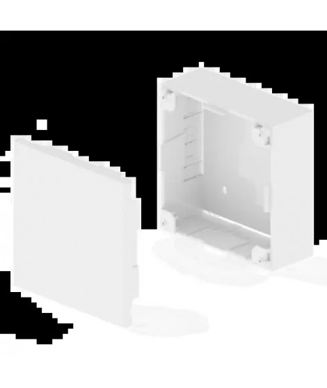 BOITE CONNEXION ET DERIVATION BLANC RAL9010 110X110 U24X