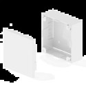 BOITE CONNEXION ET DERIVATION BLANC RAL9010 110X110 U24X