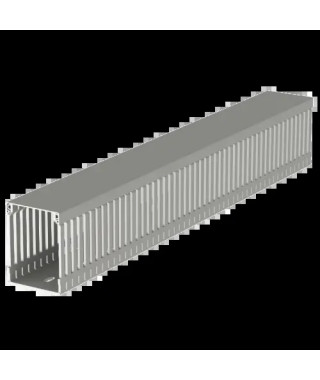 GOULOTTE DE CABLAGE GRIS RAL70 30 80X60 U23X
