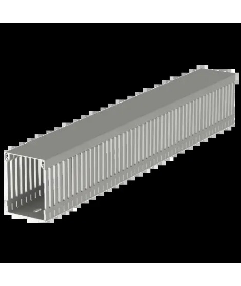 GOULOTTE DE CABLAGE GRIS RAL70 30 80X60 U23X