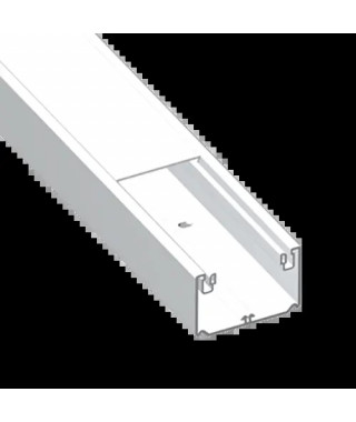 GOULOTTE 50X100 IK10, 1 COUVER CLE BLANC RAL9010 U23X