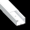 GOULOTTE 50X100 IK10, 1 COUVER CLE BLANC RAL9010 U23X